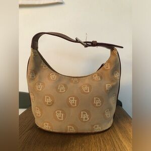 Dooney & Bourke | Vintage Canvas Logo Shoulder Bag